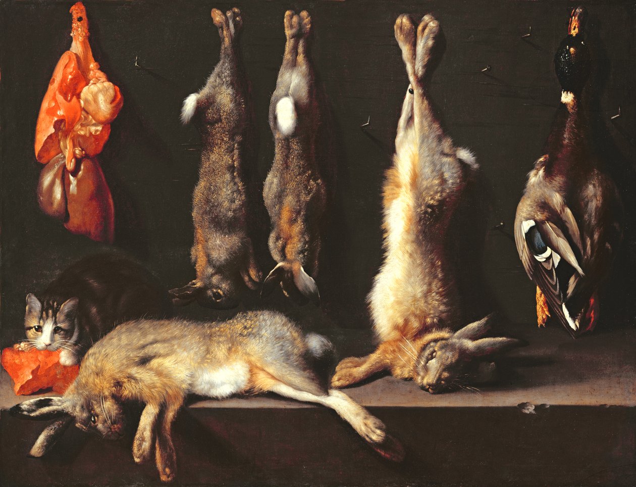 Stilleben, spil af Jan Baptist Weenix