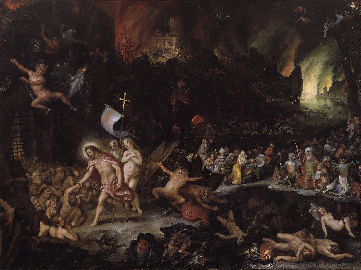 Kristus i Limbo af Jan the Elder Brueghel