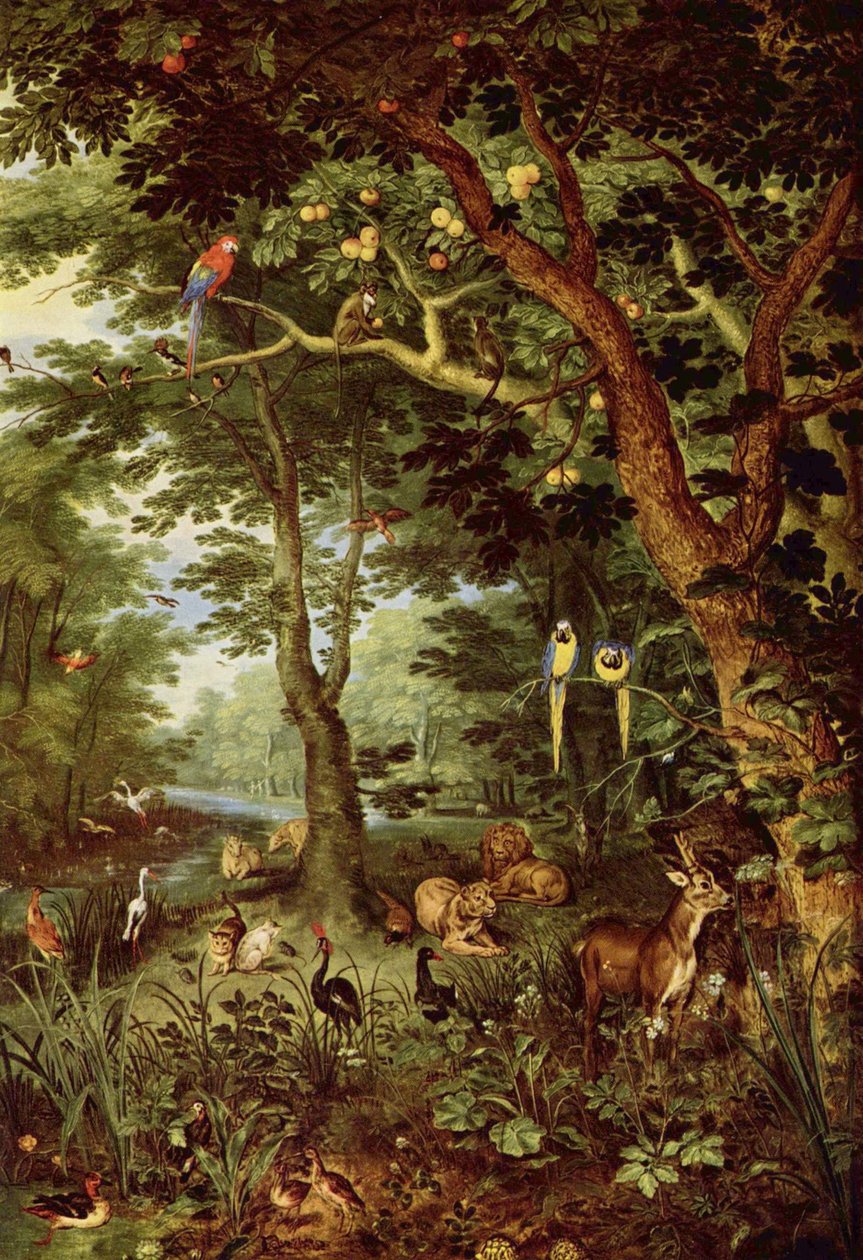 Paradiset af Jan the Elder Brueghel