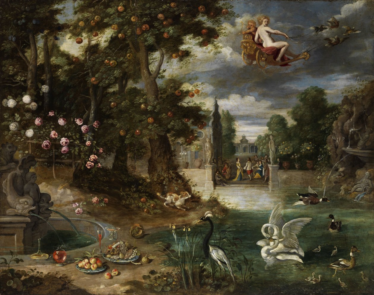 Kærlighedens triumferende gaver af Jan Brueghel the Younger