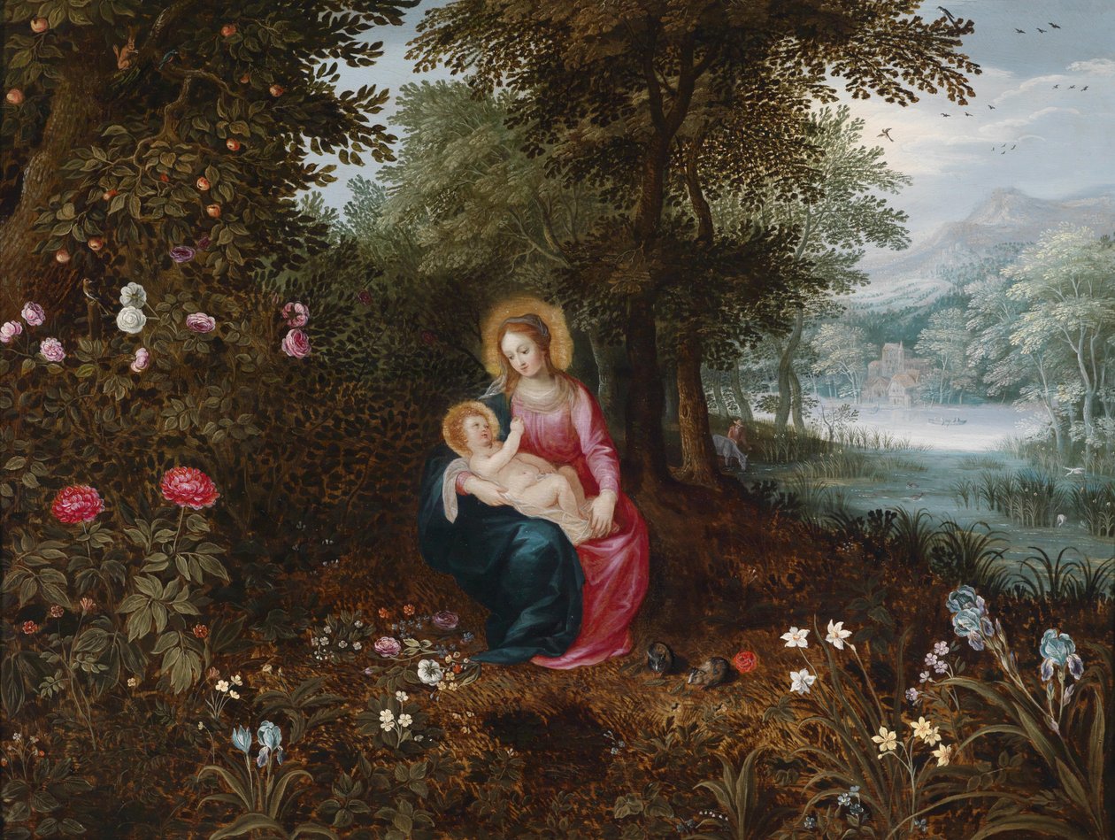 Resten på flyvningen til Egypten af Jan Brueghel the Younger