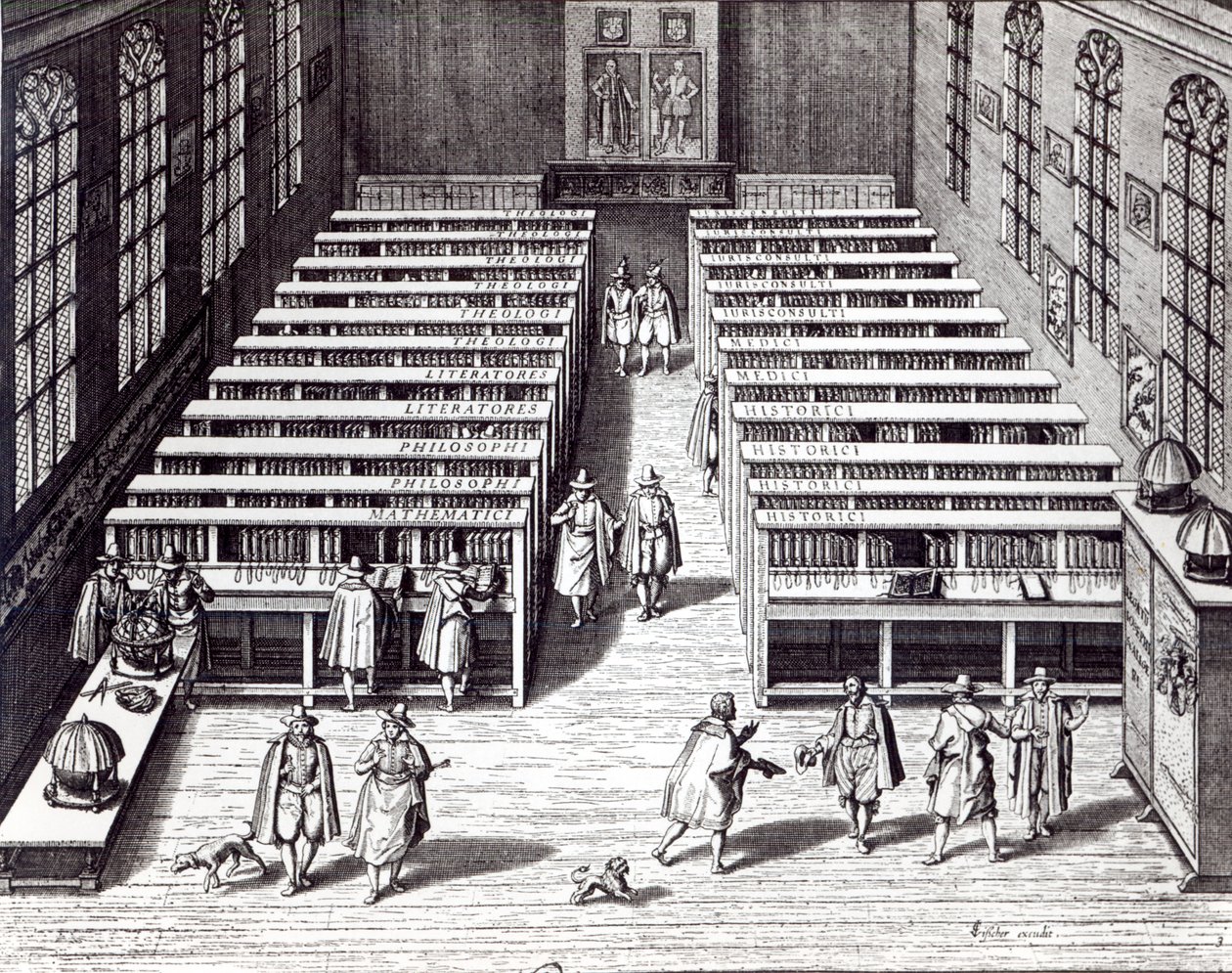 Leiden Universitetsbibliotek, 1610 (sort foto) af Jan Cornelis Woudanus
