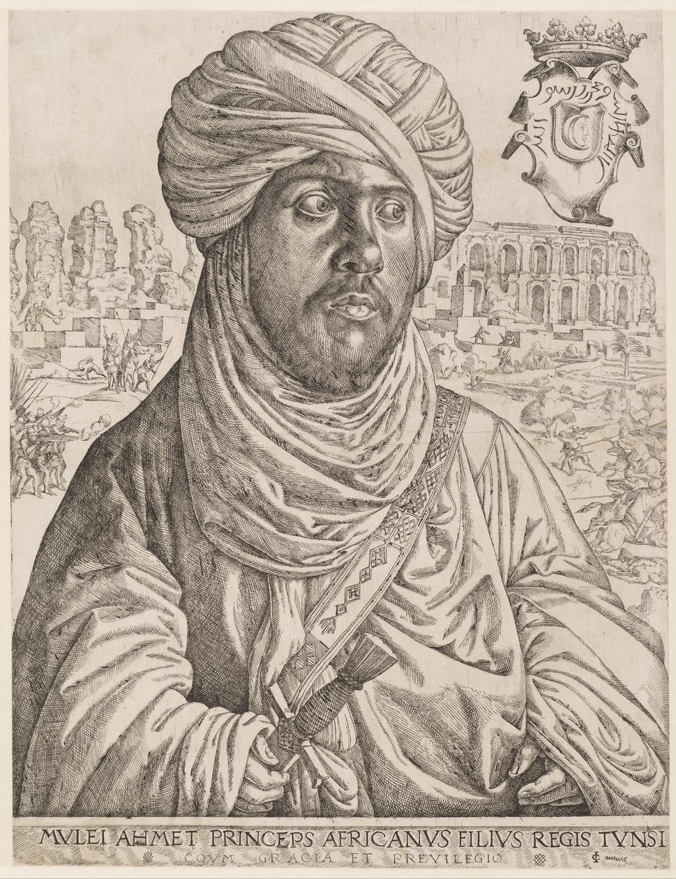 Portræt af Mulay Ahmad af Jan Cornelisz Vermeyen