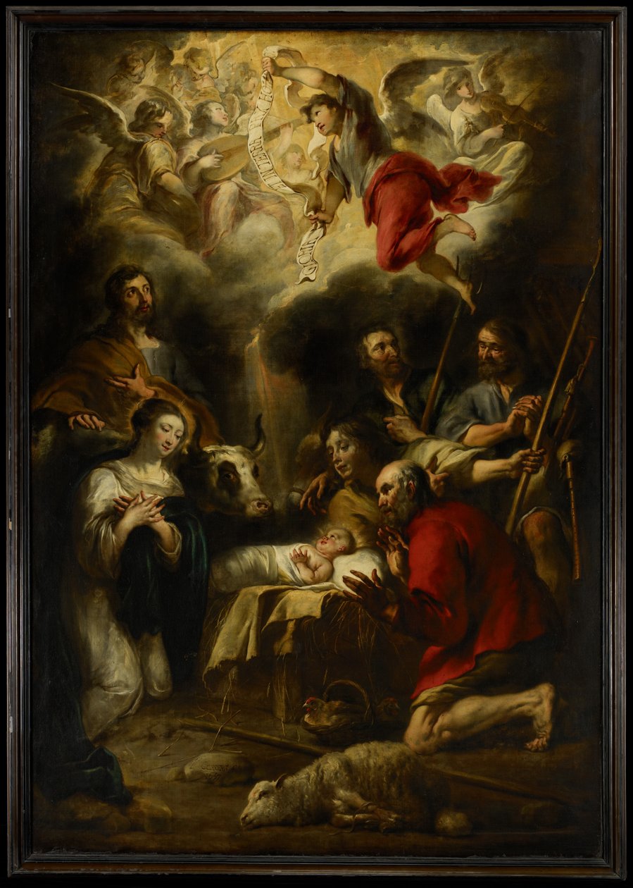 Hyrdernes tilbedelse, 1657 af Jan Cossiers