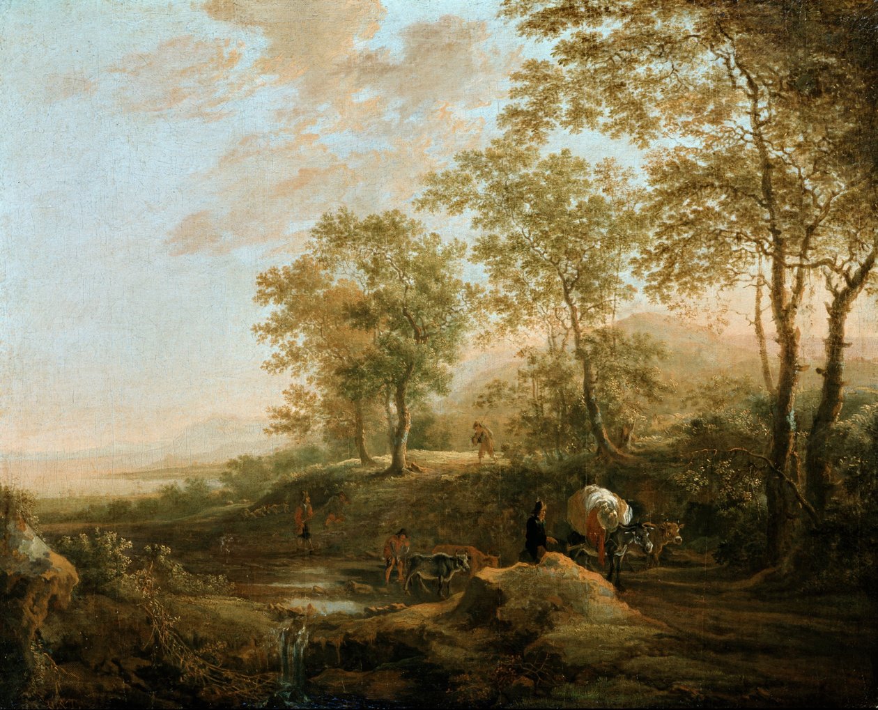 Banks of a Brook af Jan Dirksz Both