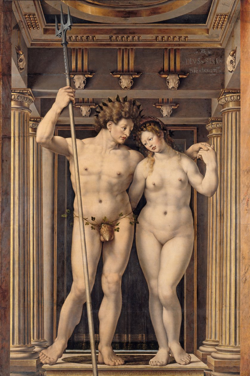 Neptun og Amphitrit af Jan Gossaert
