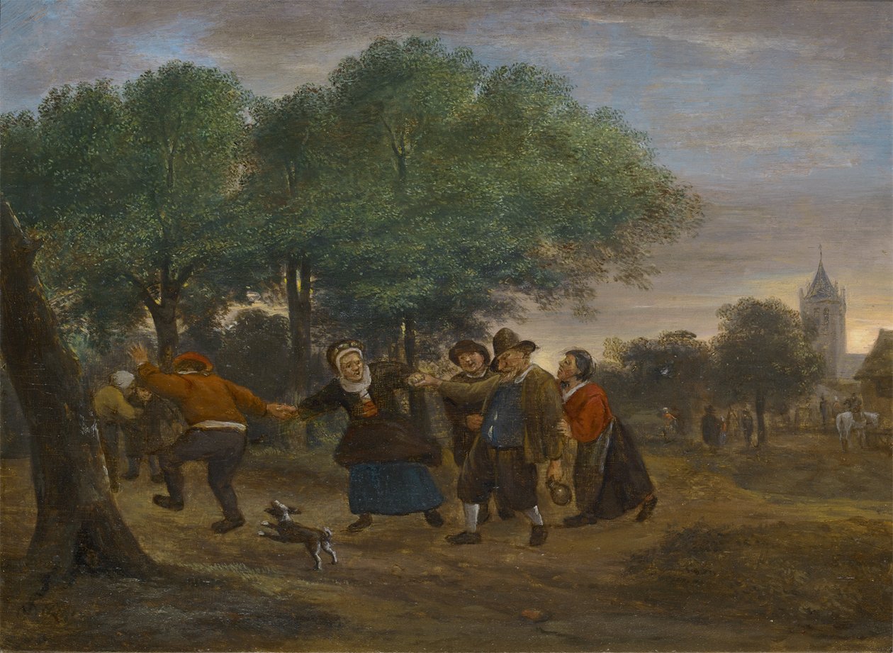 Beruset udenfor Voorschoten af Jan Havickszoon Steen