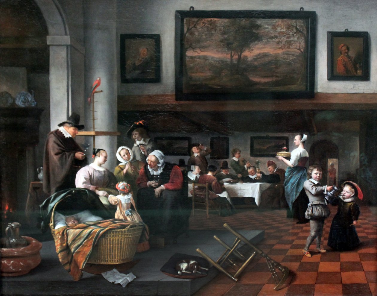 Barnedåben af Jan Havickszoon Steen