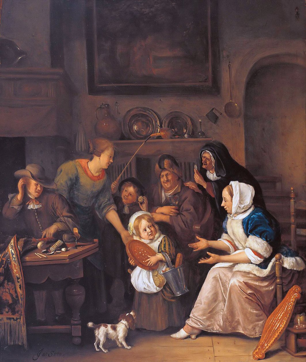Sankt Nikolaus fest af Jan Havickszoon Steen