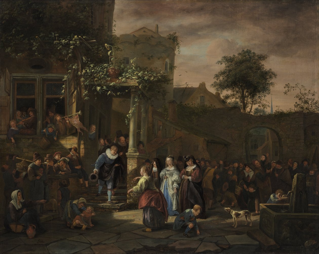 Landsbyens bryllup af Jan Havickszoon Steen