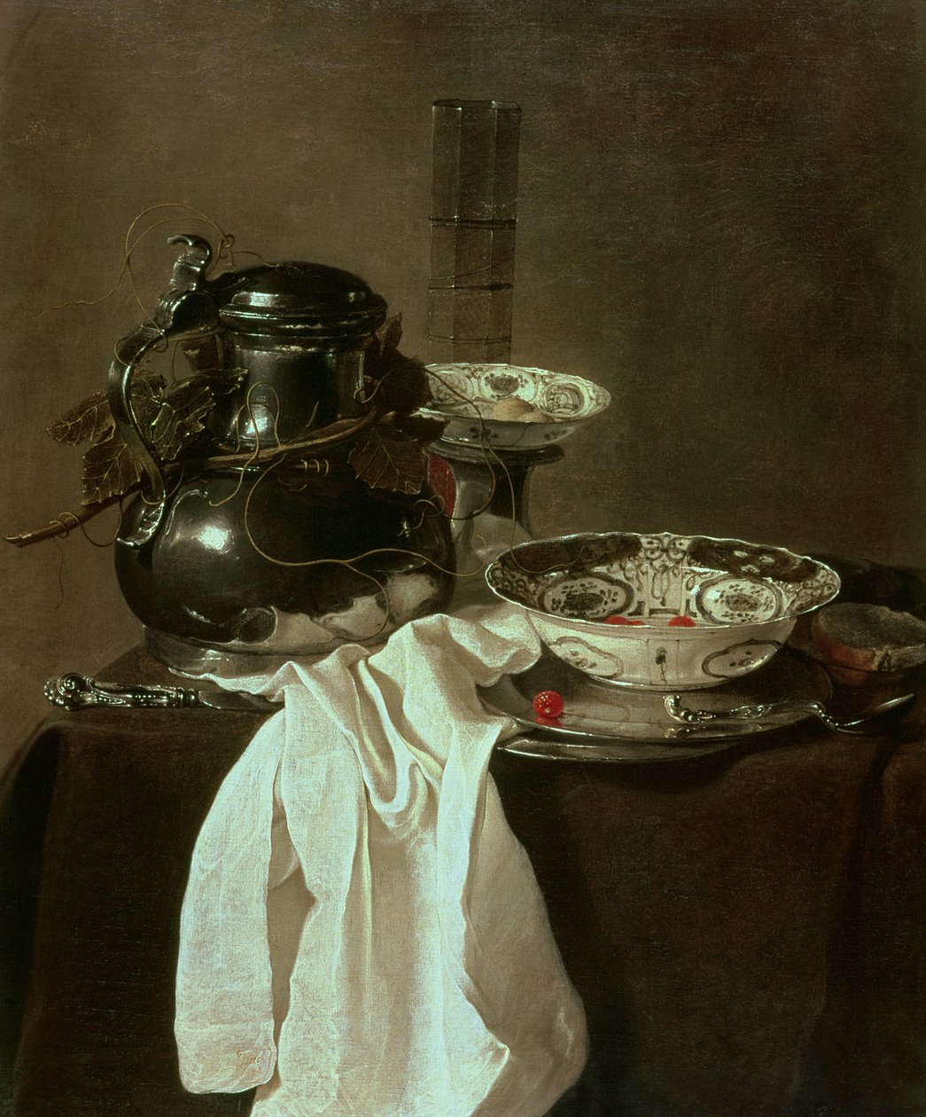 Tin, Kina og glas, 1649 af Jan Jansz Treck
