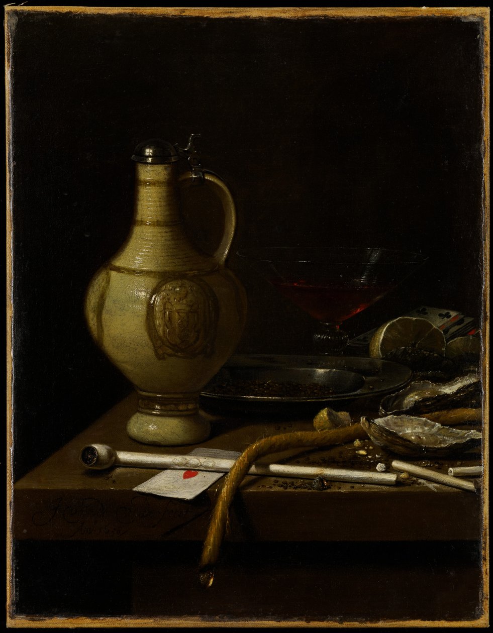 Stilleben, 1658 af Jan Jansz. van de Velde