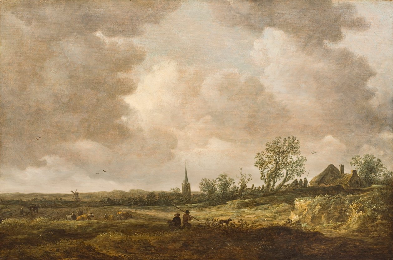Landskab med klitter, 1647 af Jan Josephsz van Goyen