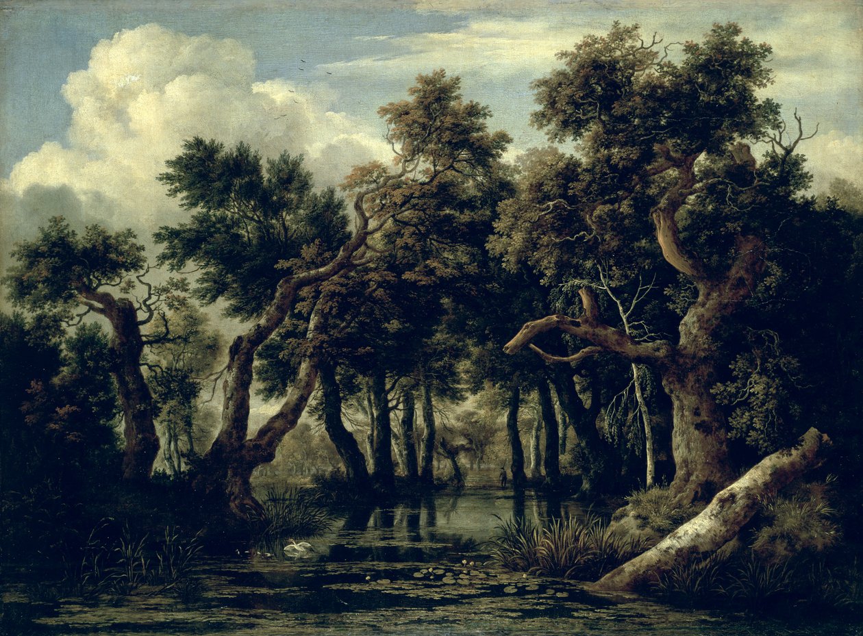 Landskab med eg, 1634 af Jan Josephsz van Goyen