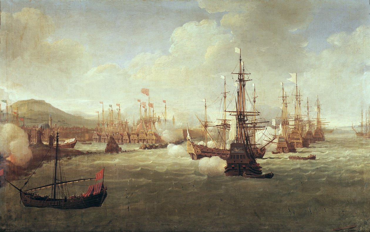 Abraham Duquesne (1610-88) i Chios, efter 1681 af Jan Karel Donatus van Beecq