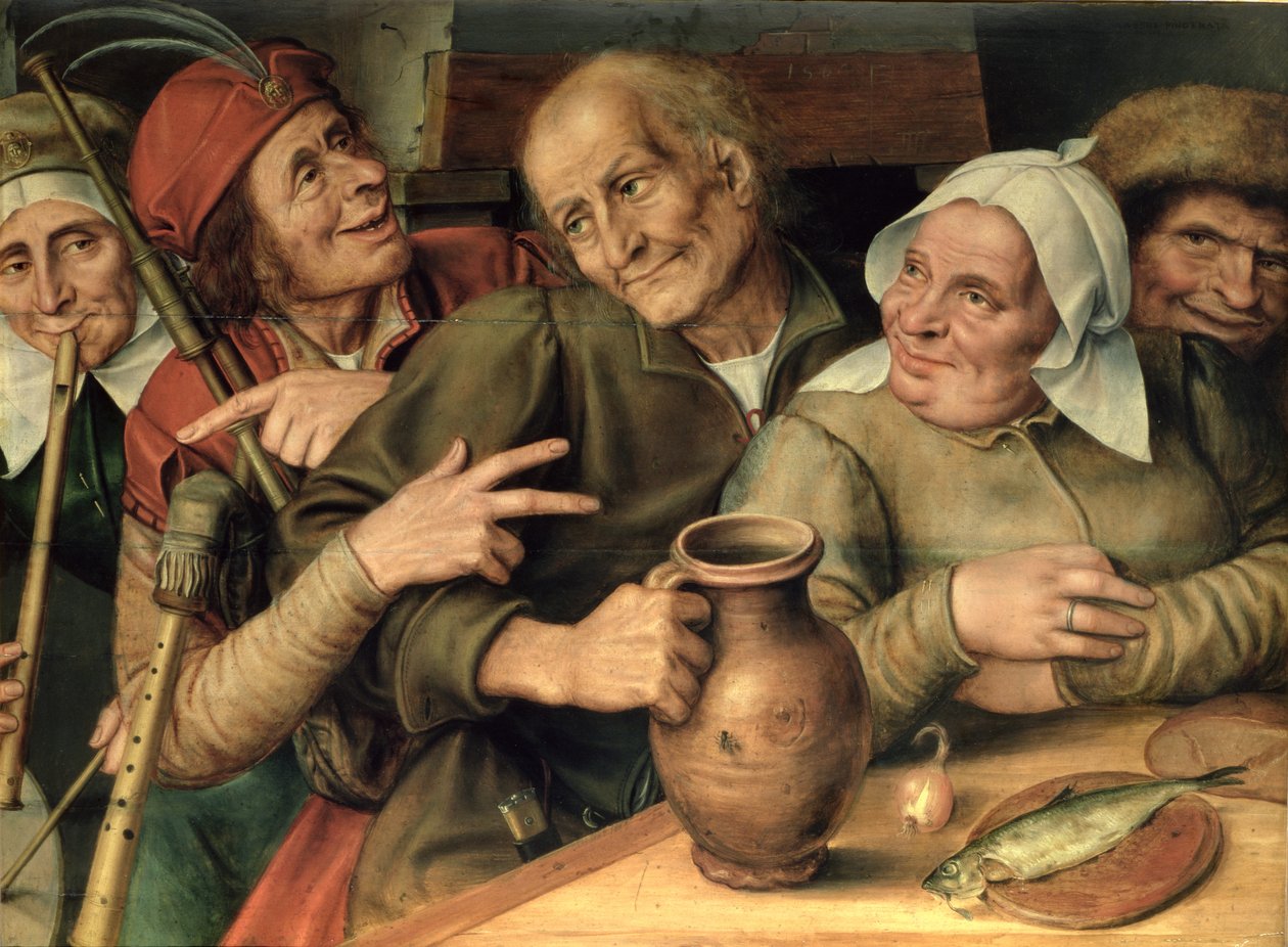 Jovial Company, 1564 (panel) af Jan Massys or Metsys
