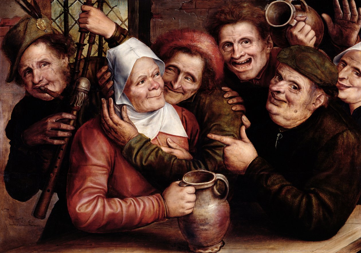 Merry Company, 1562 af Jan Massys or Metsys
