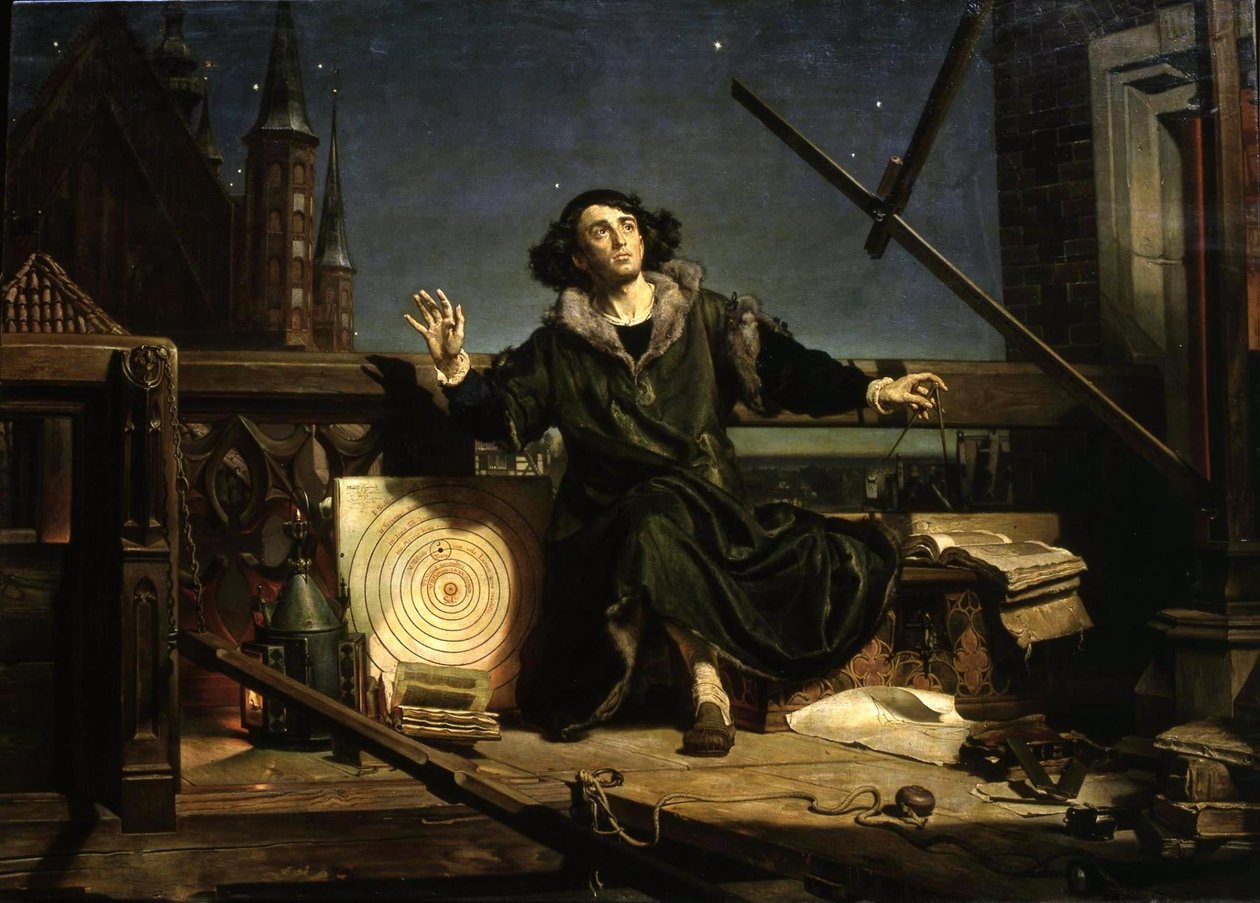 Copernicus Astronom, eller Samtale med Gud. af Jan Alojzy Matejko