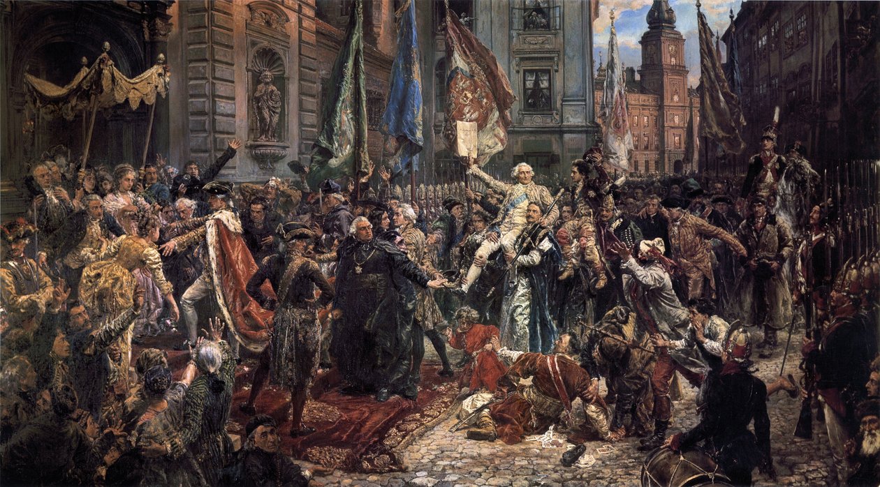 Forfatning af 3. maj 1791 af Jan Alojzy Matejko
