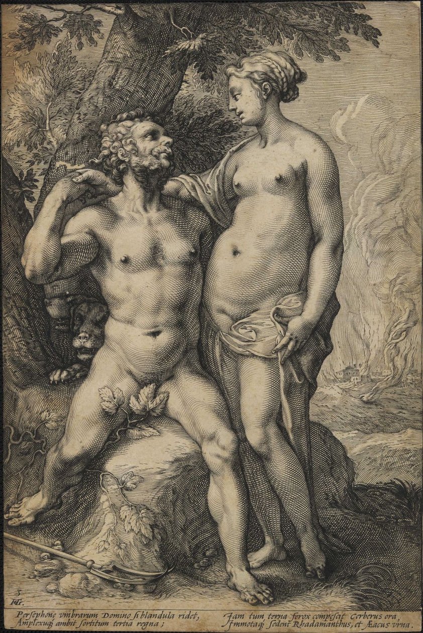 Pluto og Proserpina af Jan Saenredam