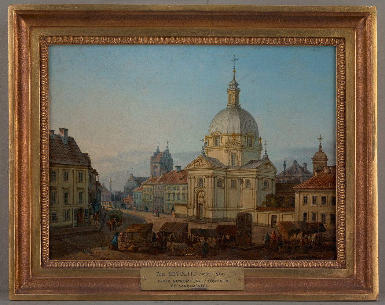 Ny Rådhusplads med Sakramenternes Kirke, Jan Seydlitz, af Jan Seydlitz
