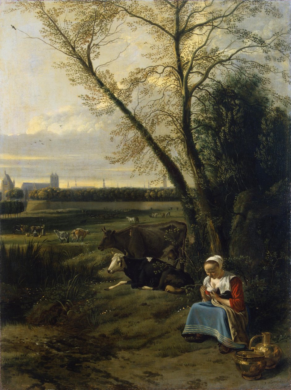 Hyrdeinde af Jan Siberechts