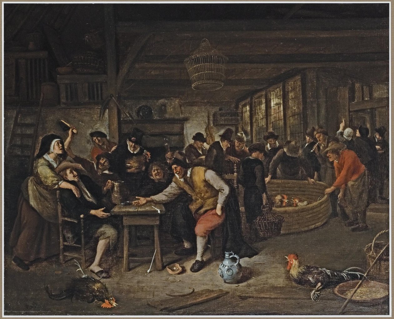Hanekampen af Jan Havickszoon Steen