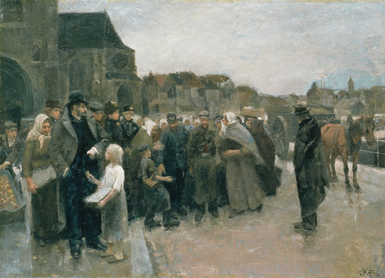 Anholdelsen, 1885 af Jan Toorop