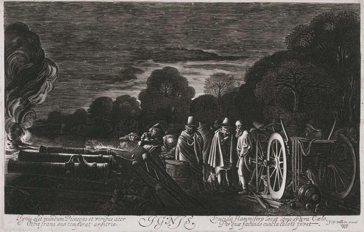 Brand, c. 1614-1622 af Jan Van de Velde