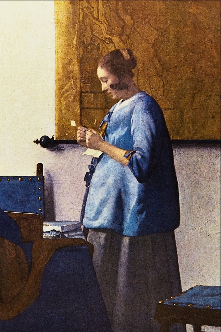 Kvinde læser et brev af Jan Vermeer van Delft