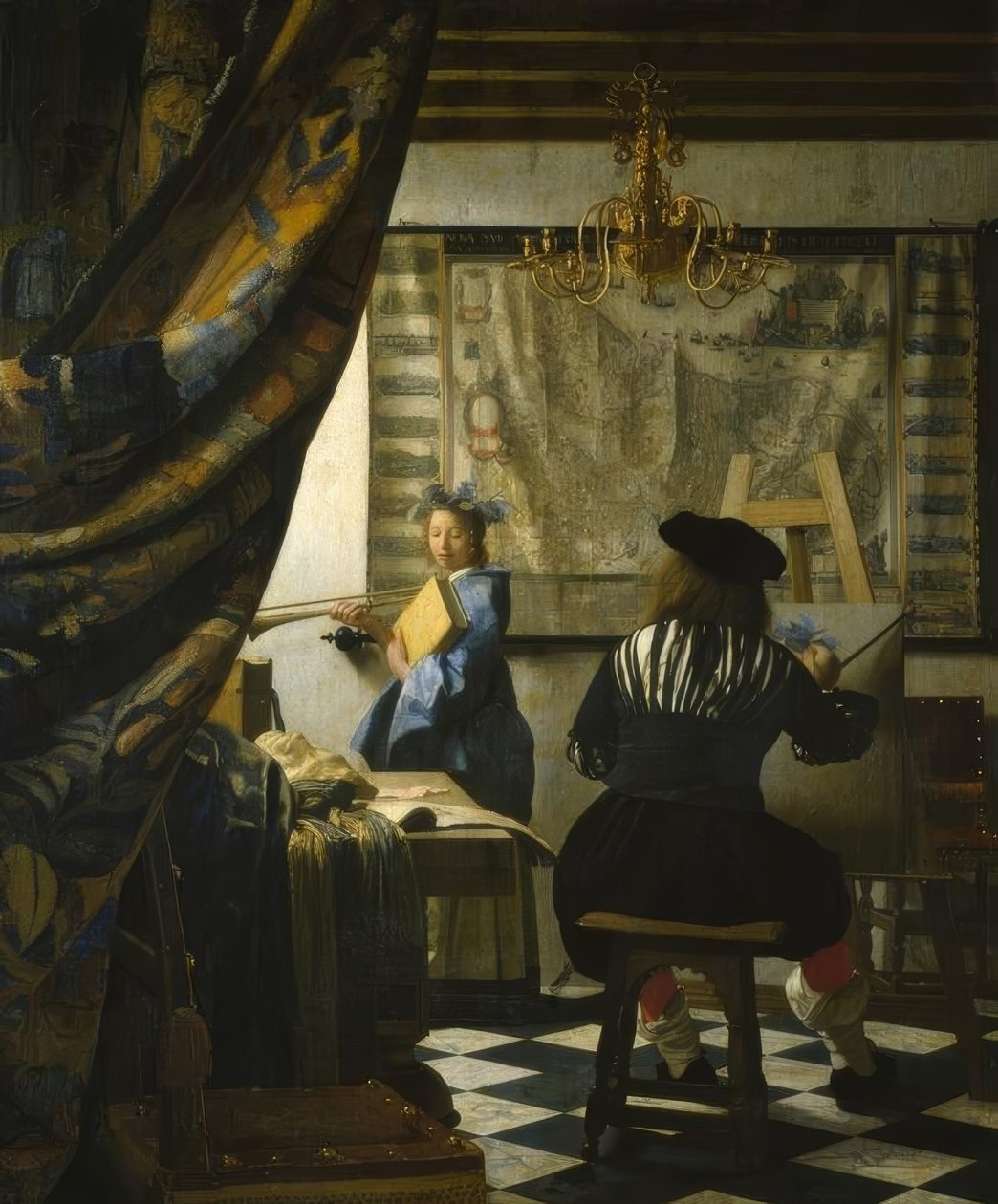 Kunsten at male af Jan Vermeer van Delft