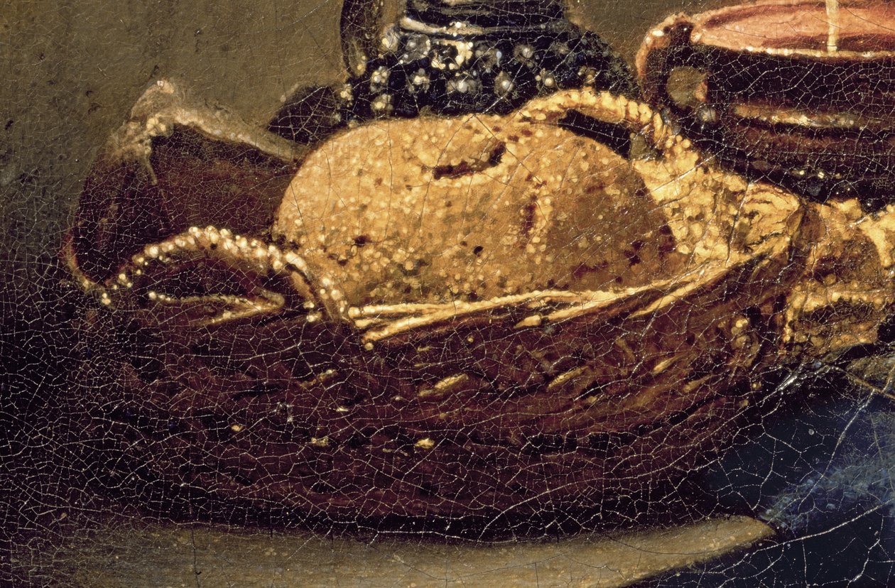 The Milkmaid, ca. 1658-60 olie på lærred detalje fra 209864 af Jan Vermeer van Delft