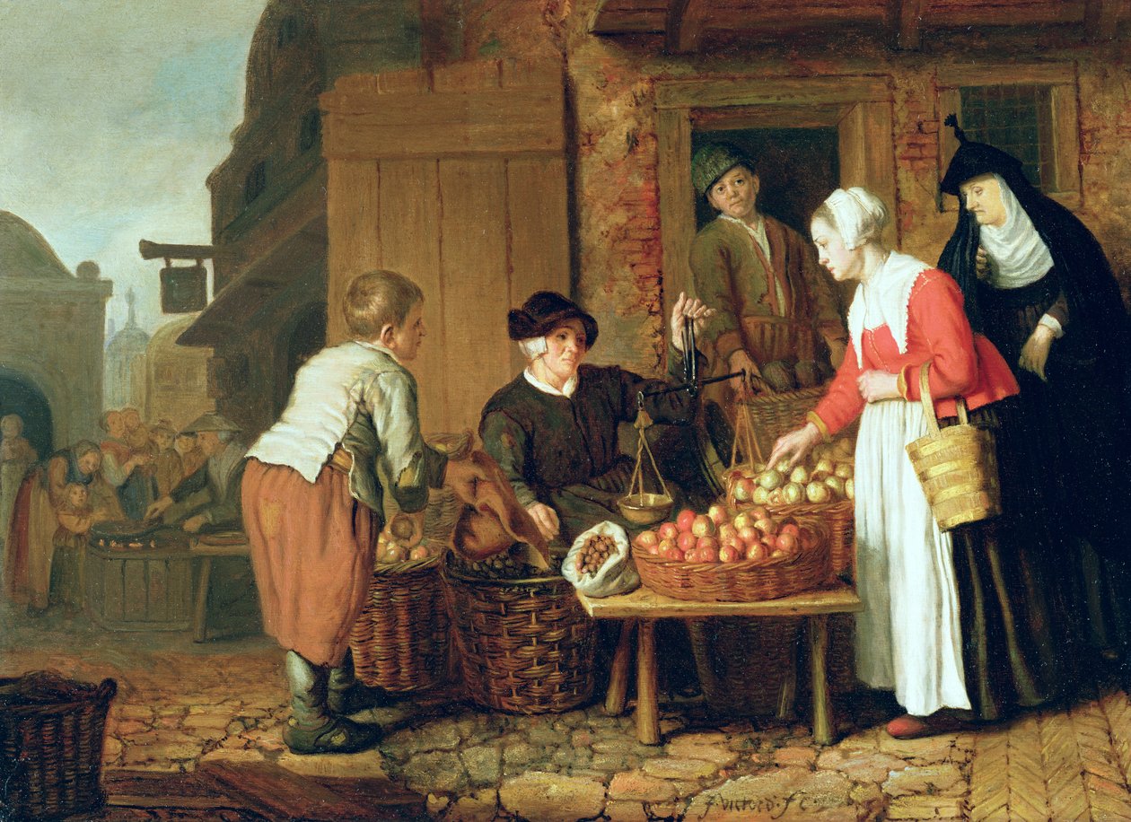 Frugtsælgeren af Jan Victors