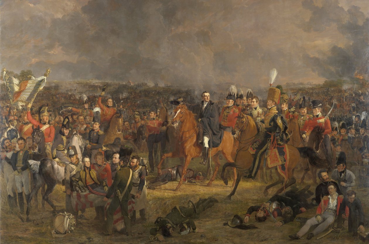 Slaget ved Waterloo, 1824 af Jan Willem Pieneman