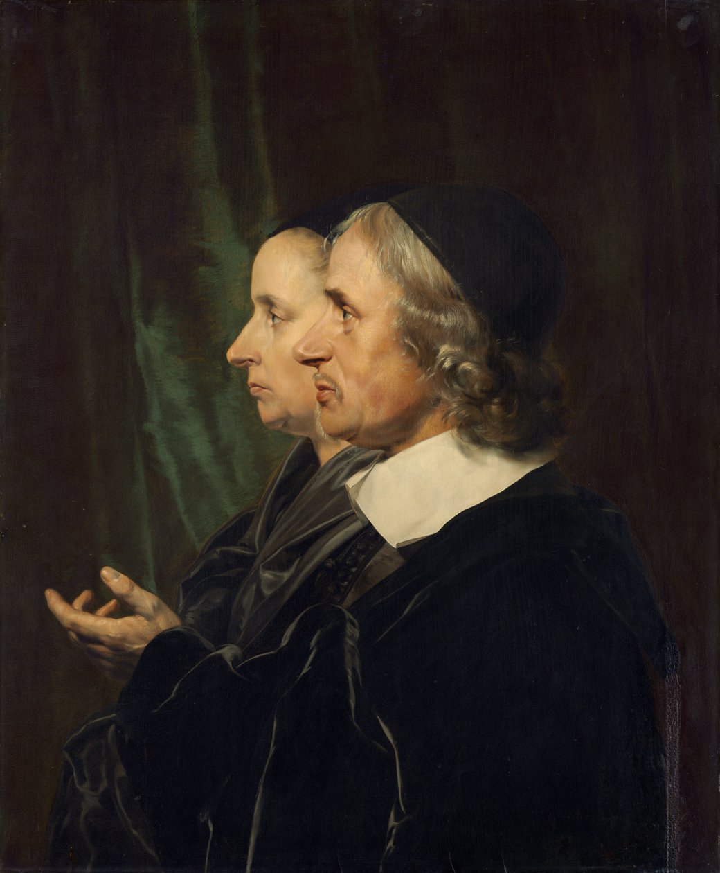 Portræt af kunstnerens forældre af Jan de Bray