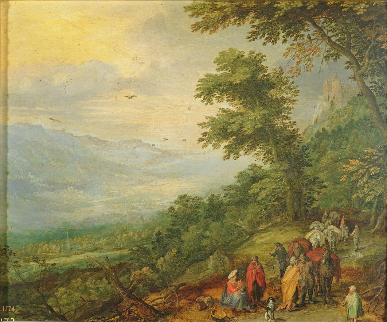 Gypsy Gathering af Jan the Elder Brueghel