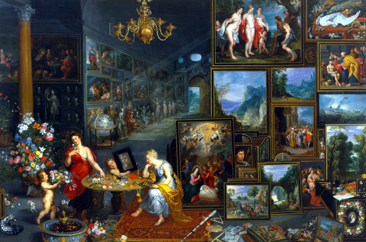 Syn og lugt af Jan the Elder Brueghel