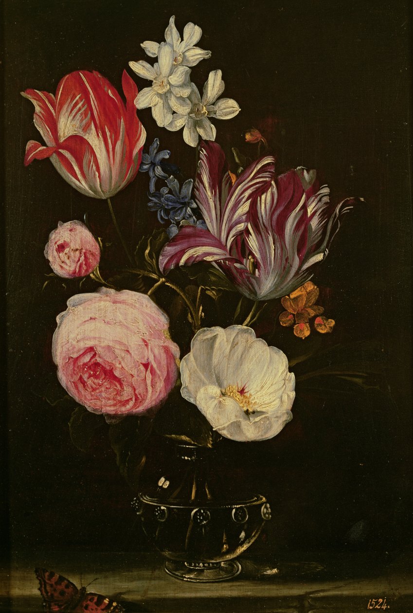 Stilleben af blomster af Jan the Elder Brueghel