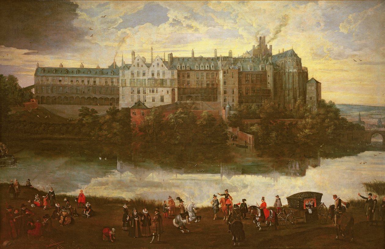 Tervuren Slot i Bruxelles af Jan the Elder Brueghel
