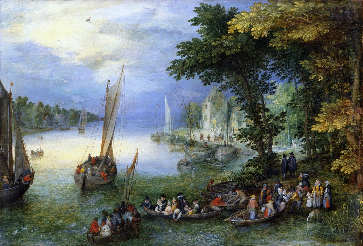 Indskibningen af Jan the Elder Brueghel