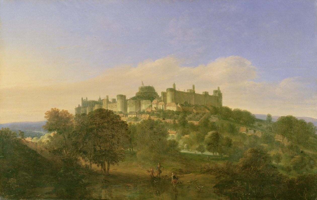Windsor Castle fra syd af Jan the Elder Griffier