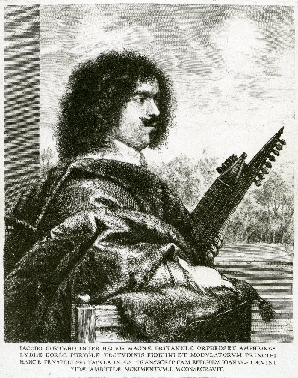 Jacques Gaultier (ca.1600-52) ca.1630 af Jan the Elder Lievens