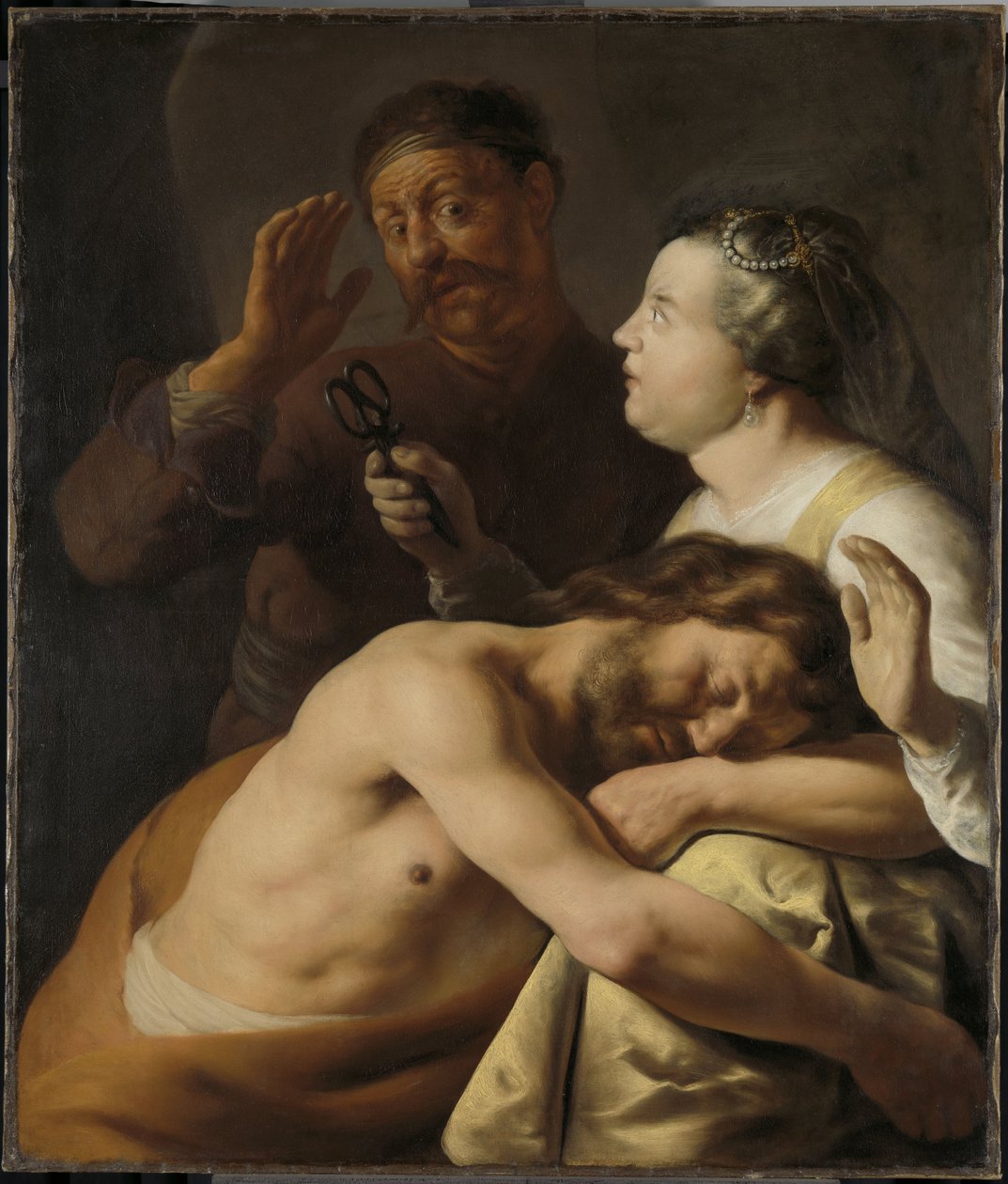 Samson og Delila, 1630-35 af Jan the Elder Lievens