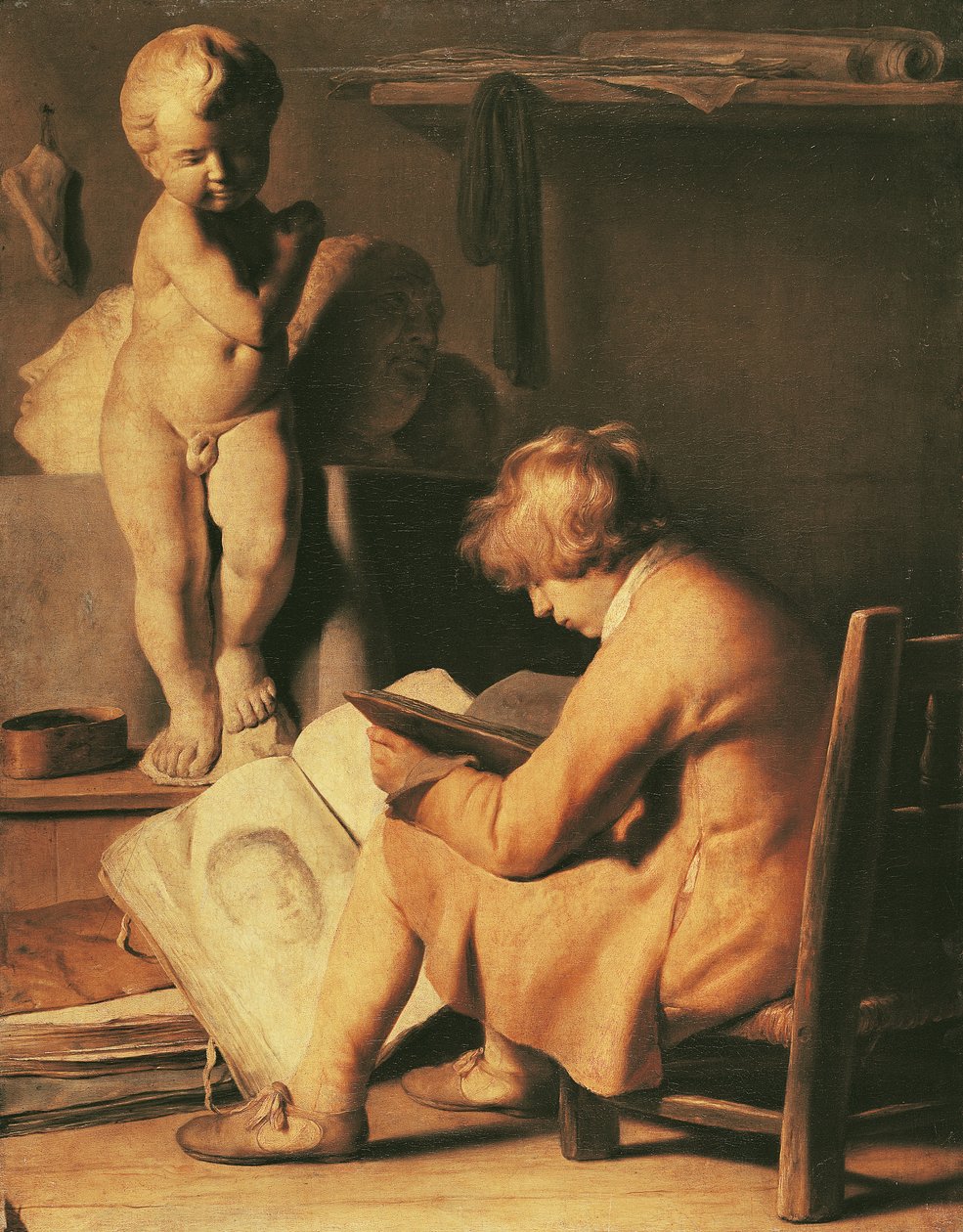 Den unge kunstner af Jan the Elder Lievens