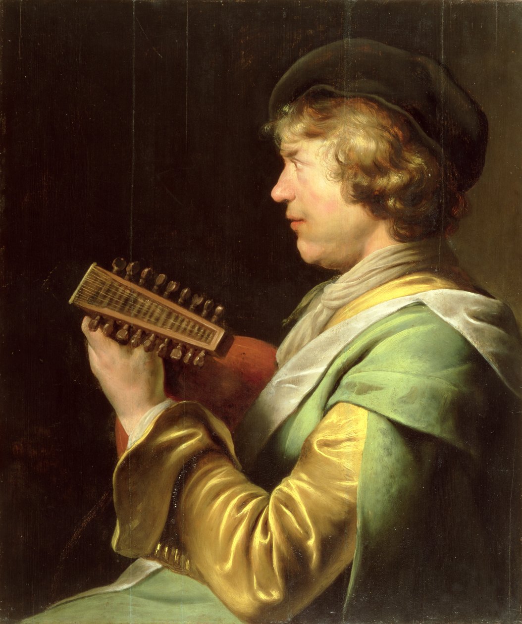 Ung mand, der spiller lut af Jan the Elder Lievens