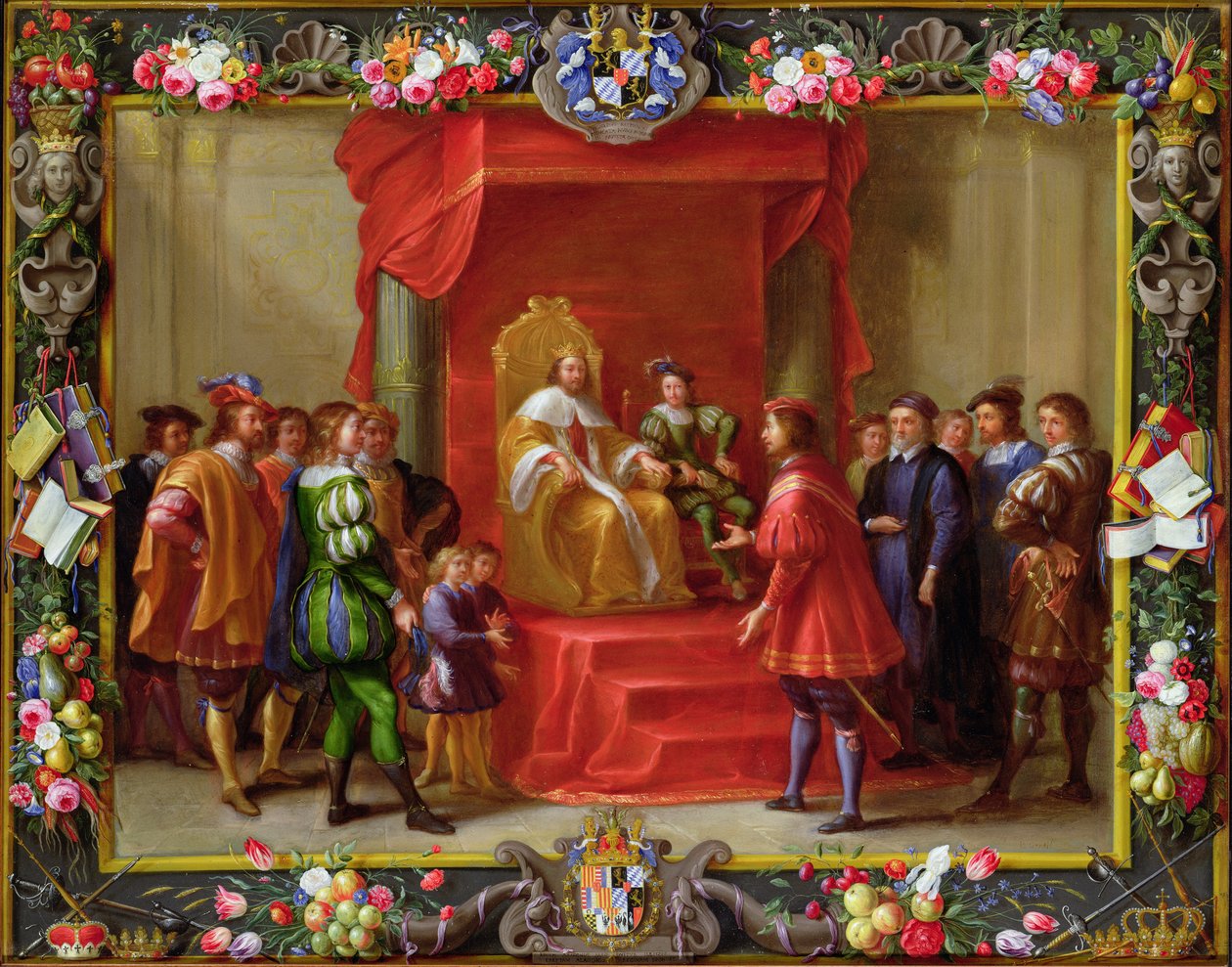 Peter IV, kong af Aragonien, får besøg af Guillaume-Raymond Moncada af Jan van and Primo, Luigi Kessel