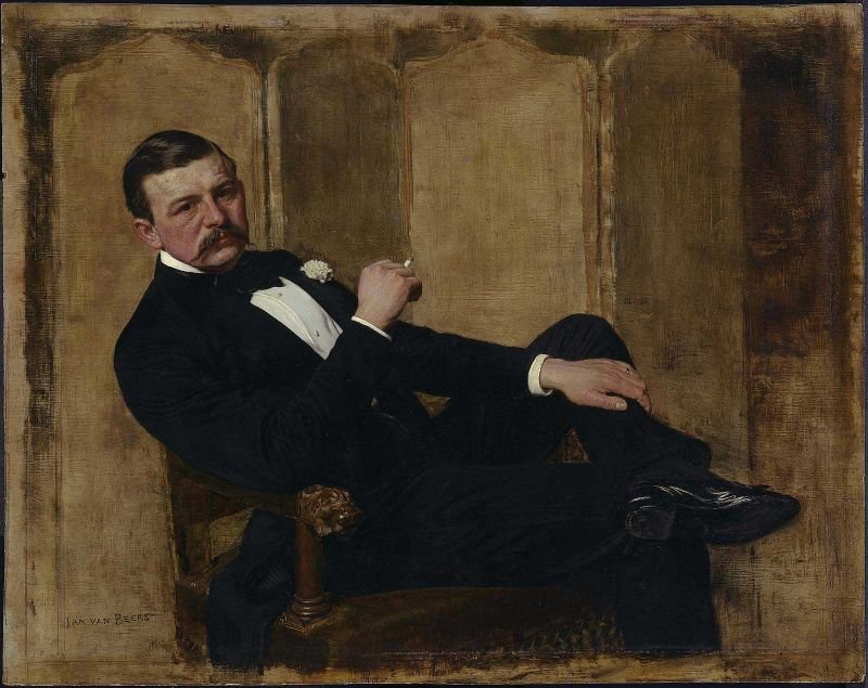 Portræt af en mand af Jan van Beers