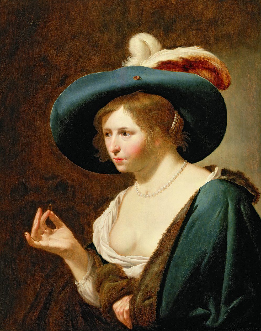 Trolovelsen: The Bride, ca. 1630 (par 42407) af Jan van Bijlert or Bylert