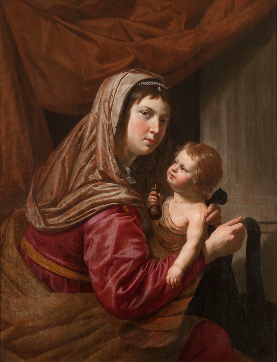 Jomfruen og Barnet af Jan van Bijlert or Bylert
