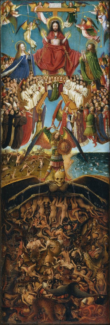 Diptykons højre panel af Jan van Eyck